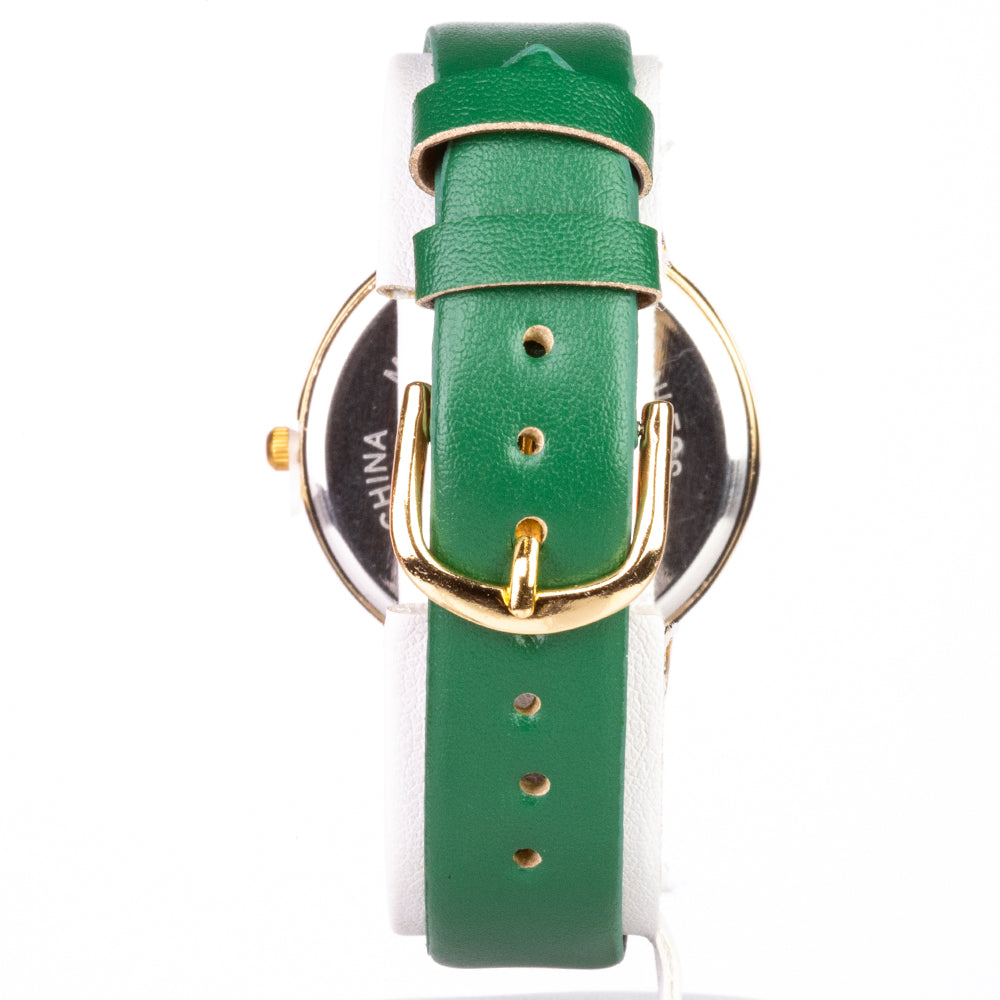 pozłacany ze szmaragdem