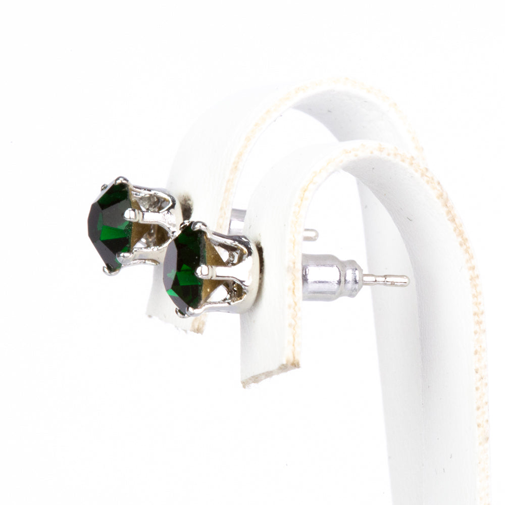 Zestaw pozłacane z czerwonym kryształem emporia® i zielonym kryształem emporia® ( Kolczyki )