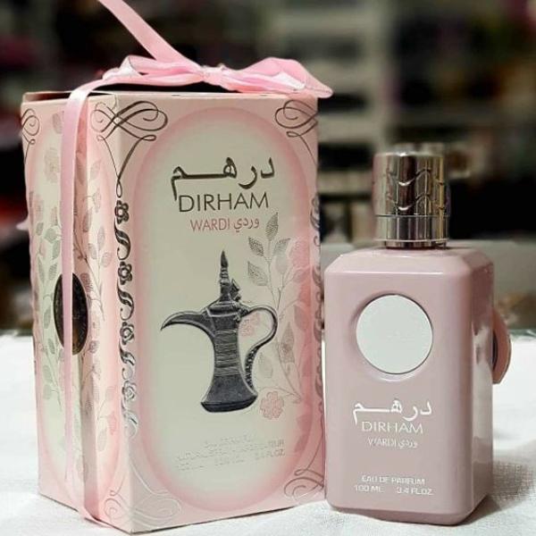 100 ml Woda Perfumowana Dirham Wardi Słodki, owocowo- kwiatowy zapach dla kobiet