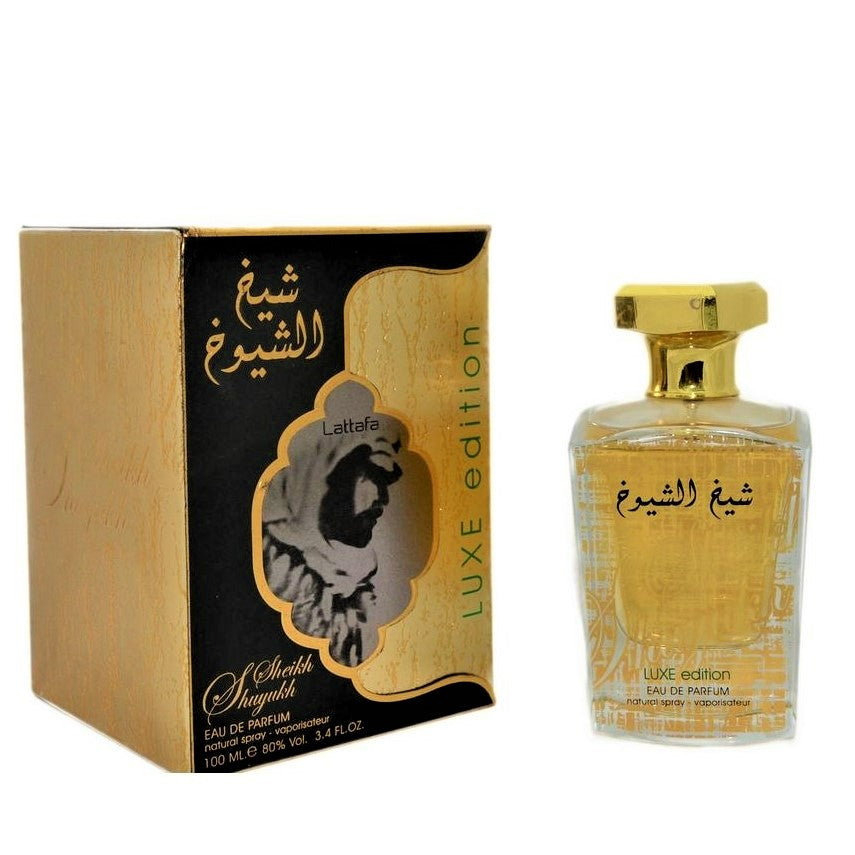 100 ml Woda perfumowana Sheikh Shuyukh Luxe Ostro- karmelowo zapach dla mężczyzn