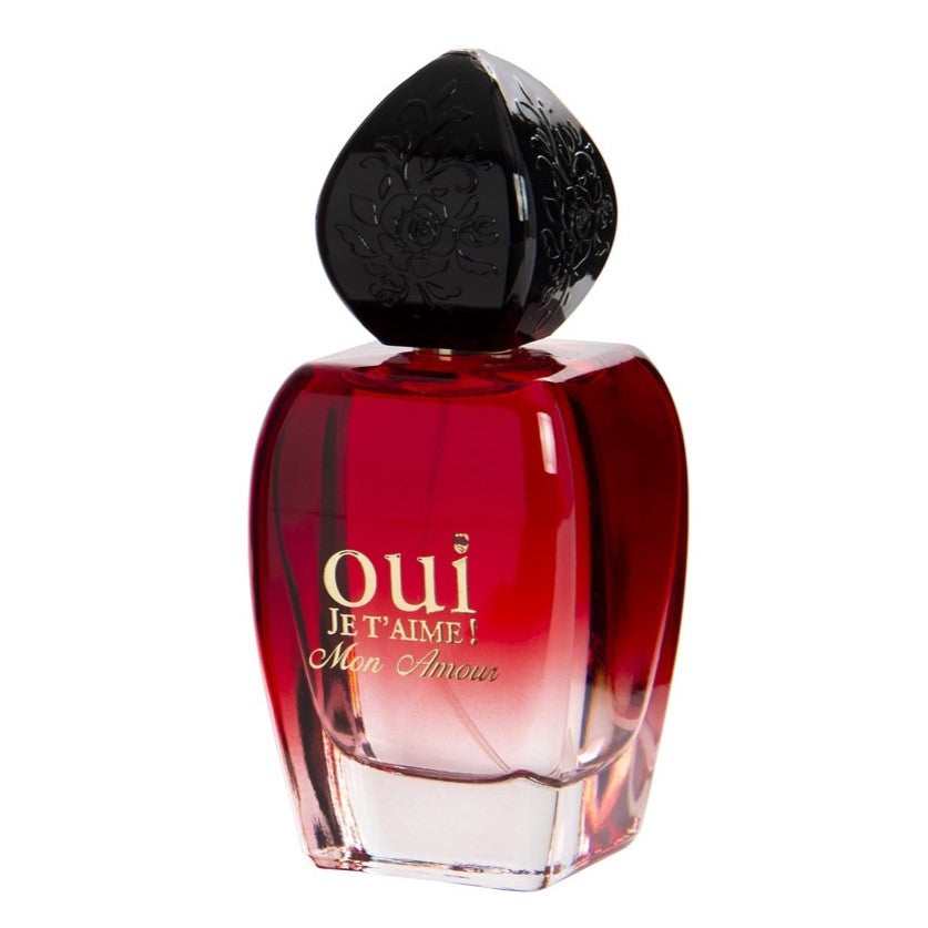 100 ml wody perfumowanej OUI JE T’AIME MON AMOUR Kwiatowo-owocowy zapach dla kobiet, o wysokiej zawartości olejków zapachowych 10%