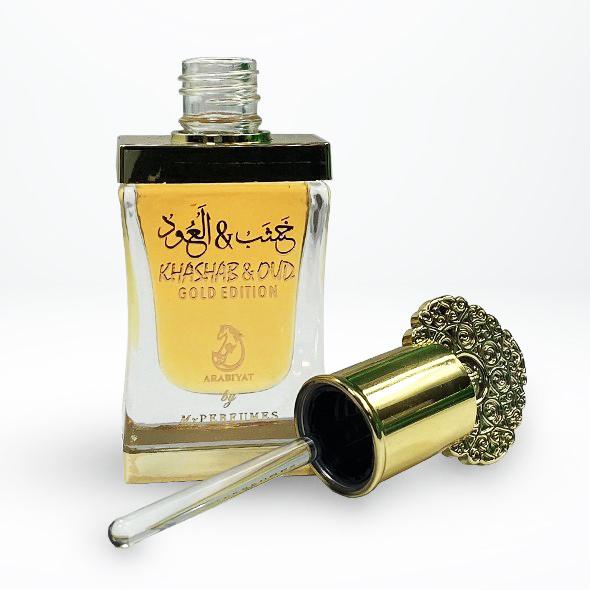 12 ml Olejek Perfumowany Oil Khasab & Oud Gold Edition Orientalny, owocowo- kwiatowy zapach dla mężczyzn