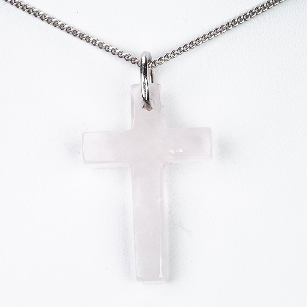 Zawieszka ze srebra próba 925 z różanym kwarcem