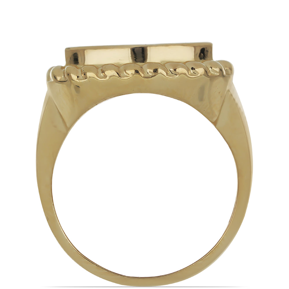 Pierścionek srebrny pozłacany z czerwoną gąbką koralową