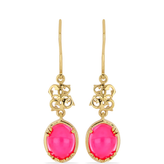 Kolczyki srebrne pozłacane