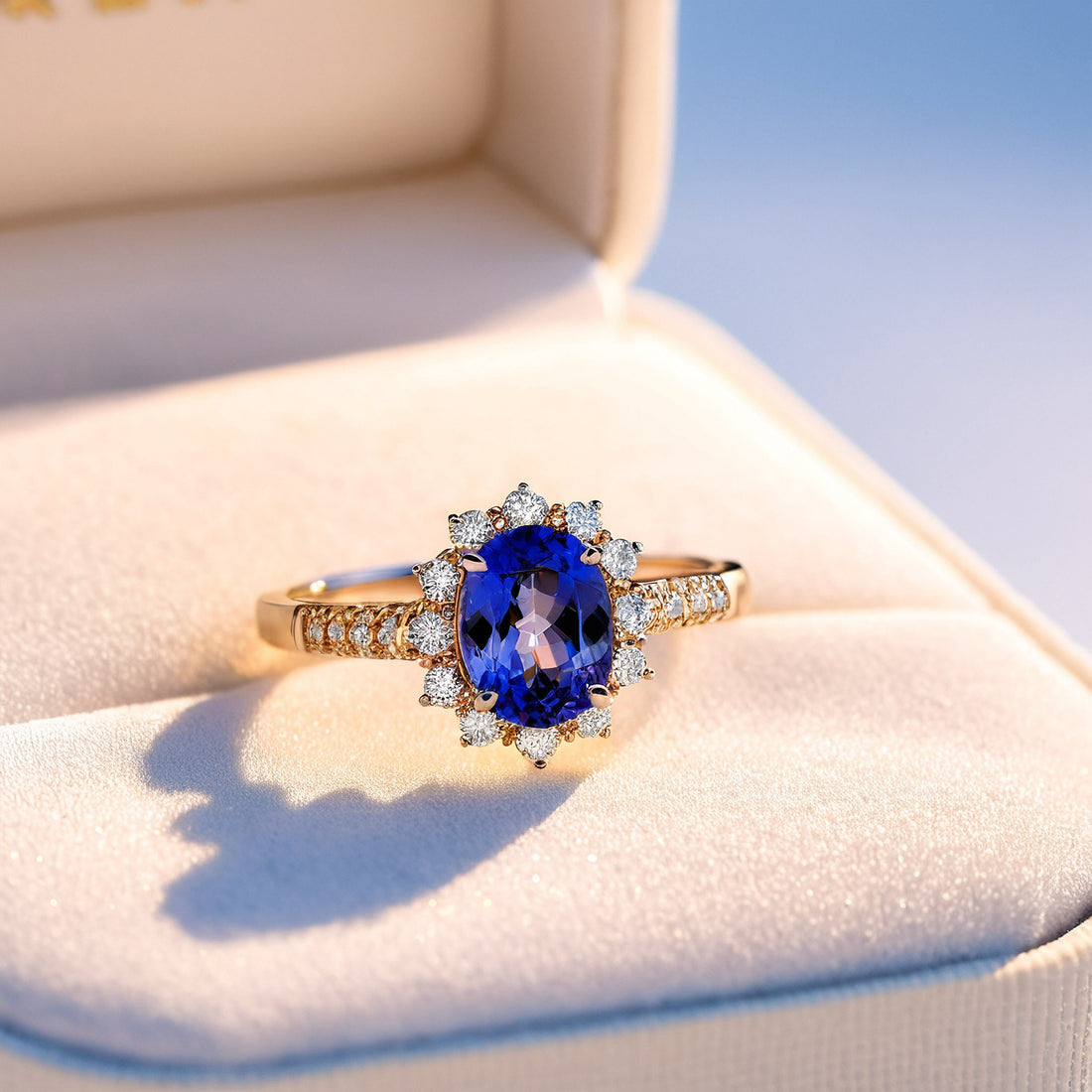 Sekret tanzanitu: najbardziej wyjątkowy kamień szlachetny znaków zodiaku w kolczykach ze srebra i złota