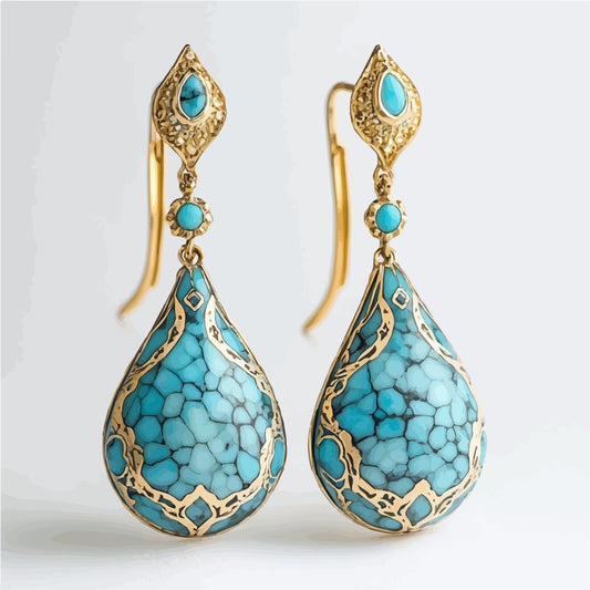 Letnia elegancja: Jak nosić srebrną i złotą biżuterię zdobioną turkusem i cytrynem?