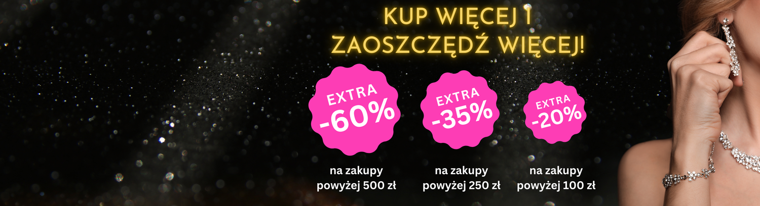 Biżuteria z rabatem 60%.