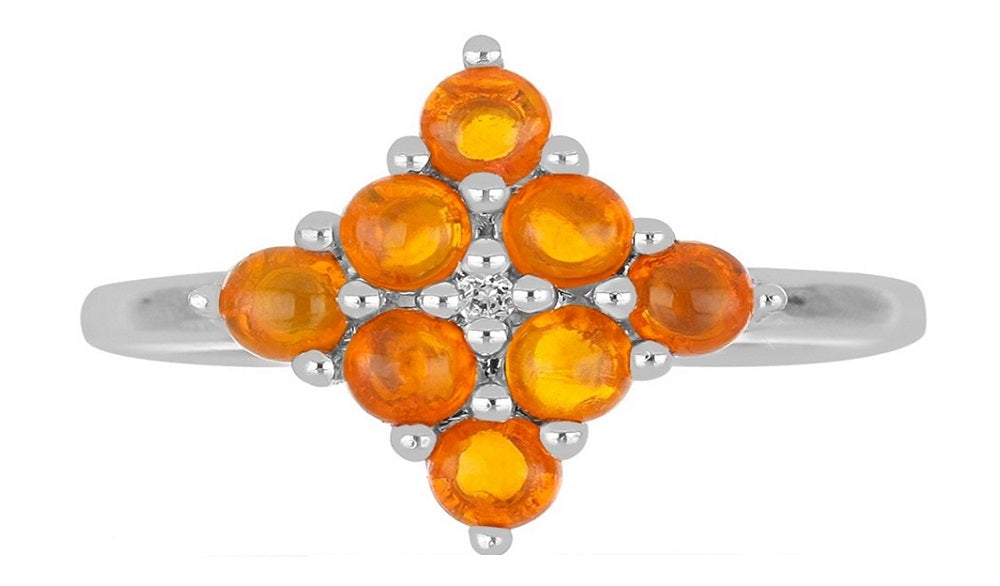 pomarańczowy  opal