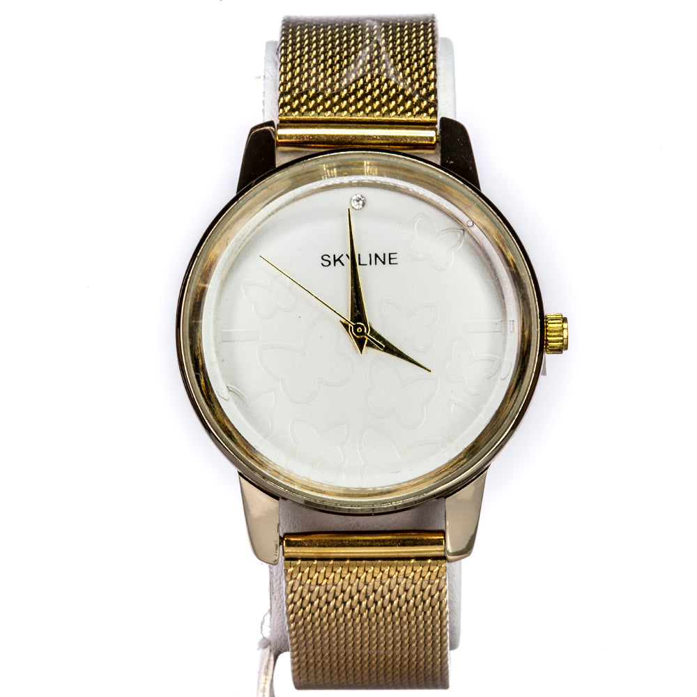 pozłacany z białym kryształem emporia®