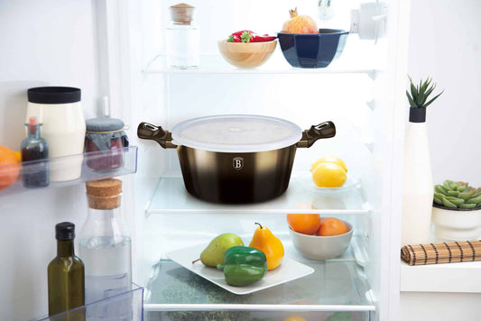 Berlinger Haus Metallic Line Shiny Black Edition Zapiekanka z pokrywką (4,1 L)