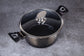 Berlinger Haus Metallic Line Shiny Black Edition Zapiekanka z pokrywką (4,1 L)