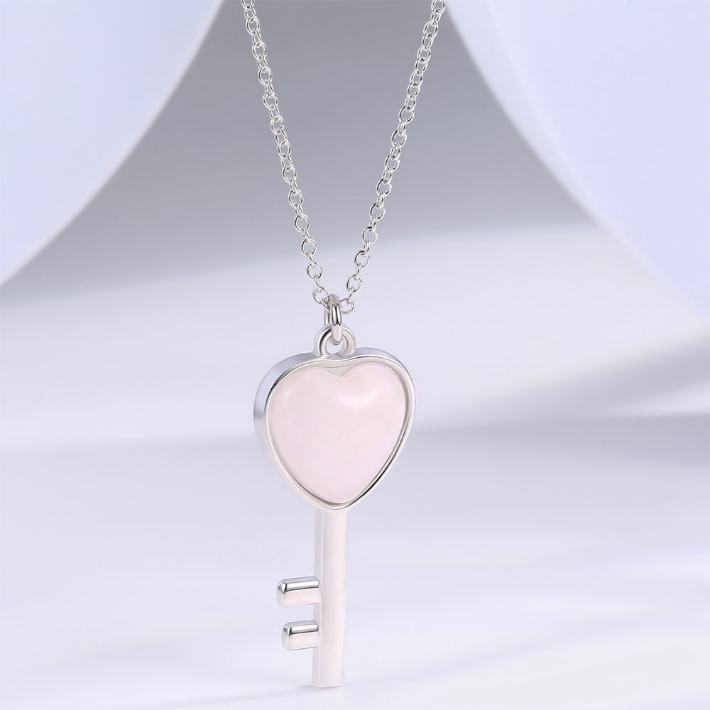 Naszyjnik pozłacany z białym kryształem emporia® 1 