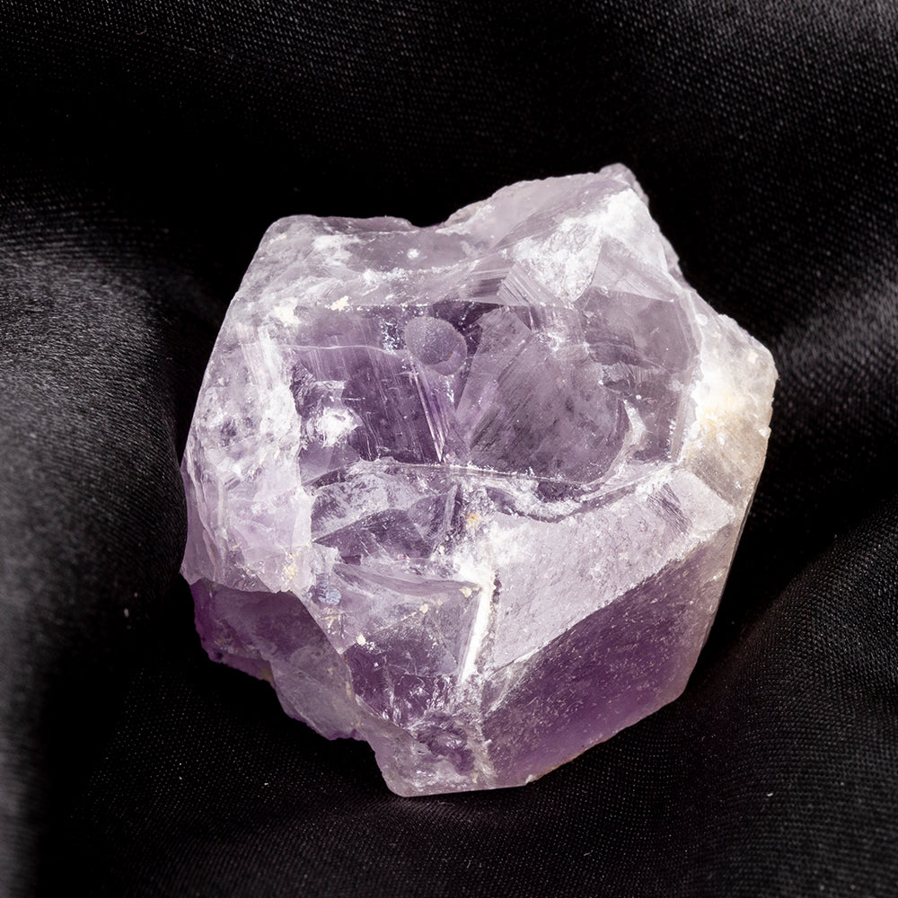 Amethyst Incense Stick Holder: Handcrafted from Natural Raw Amethyst (3–5 cm). 1 