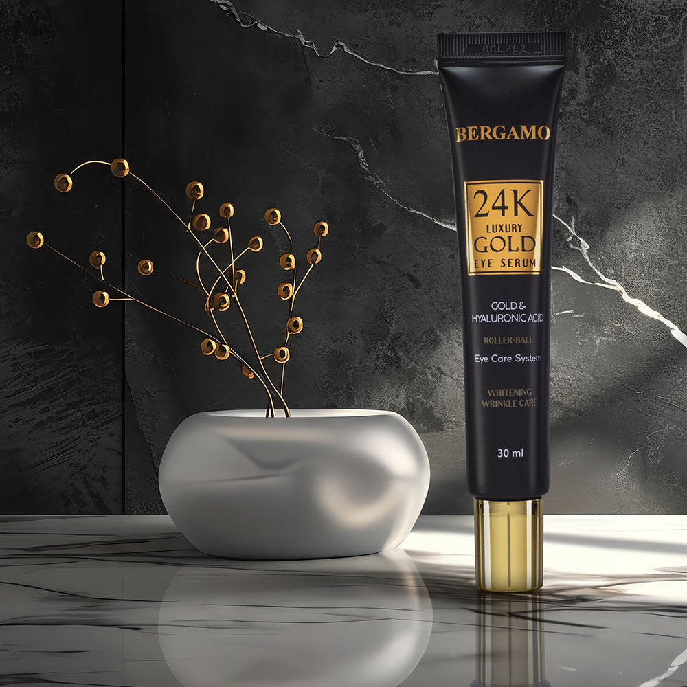 Luksusowe złote serum pod oczy Bergamo 24K