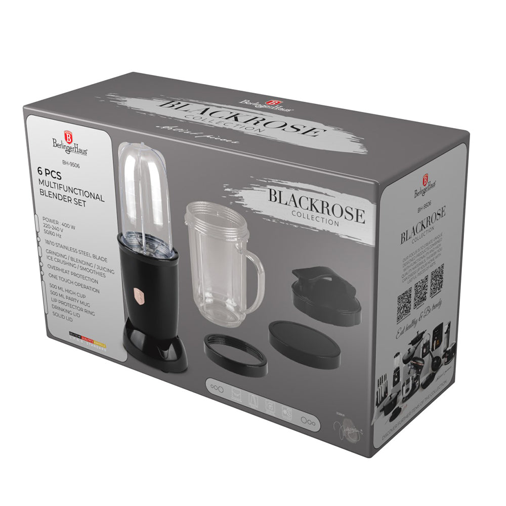Berlinger Haus – 6-częściowy  wielofunkcyjny zestaw blendera 3 
