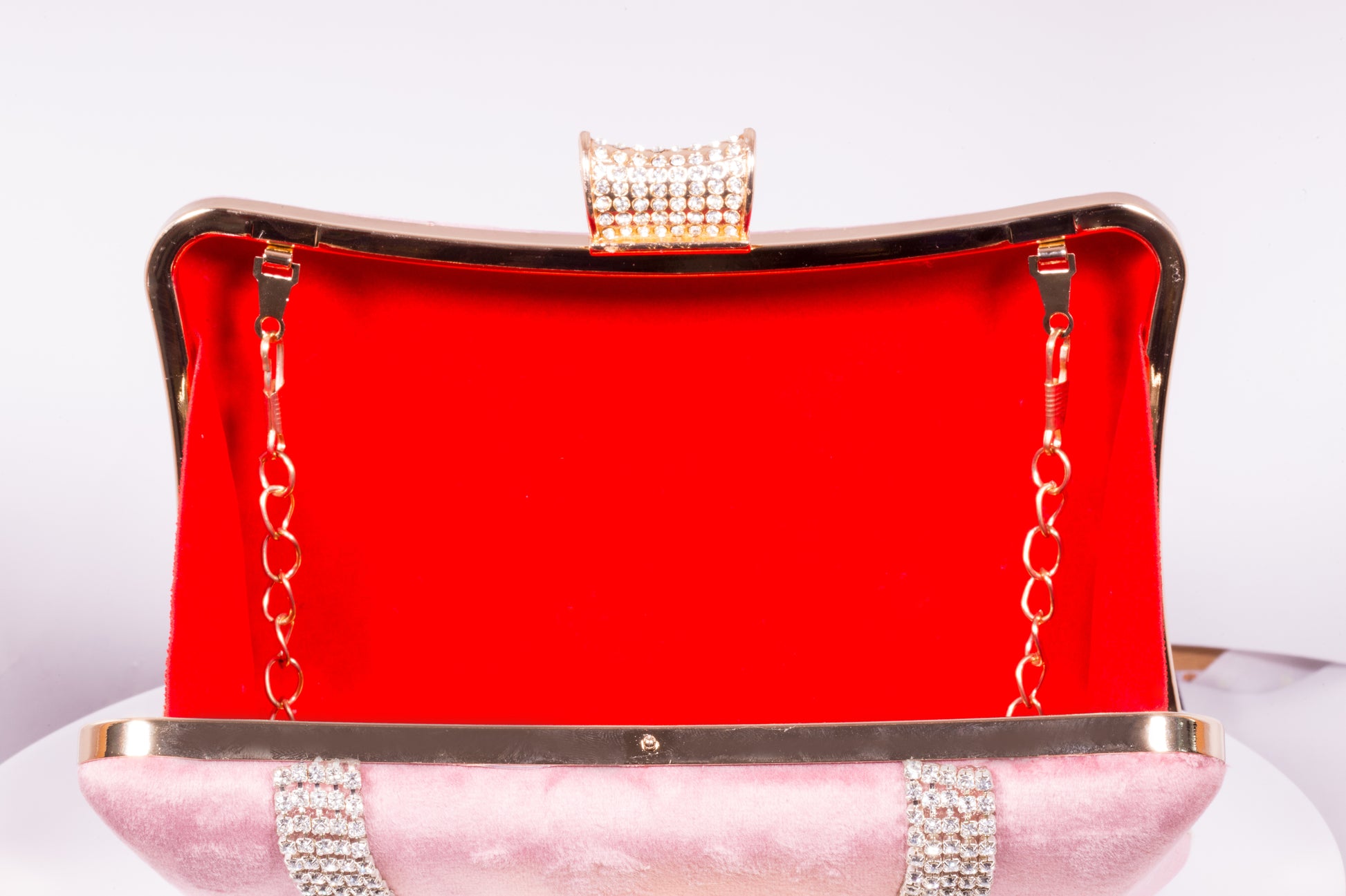 Torebka damska, różowa 1 