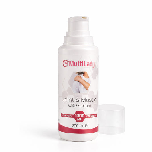 Krem na stawy i mięśnie MultiLady CBD 1000 mg – 200 ml