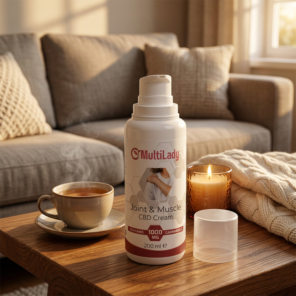 Krem na stawy i mięśnie MultiLady CBD 1000 mg – 200 ml