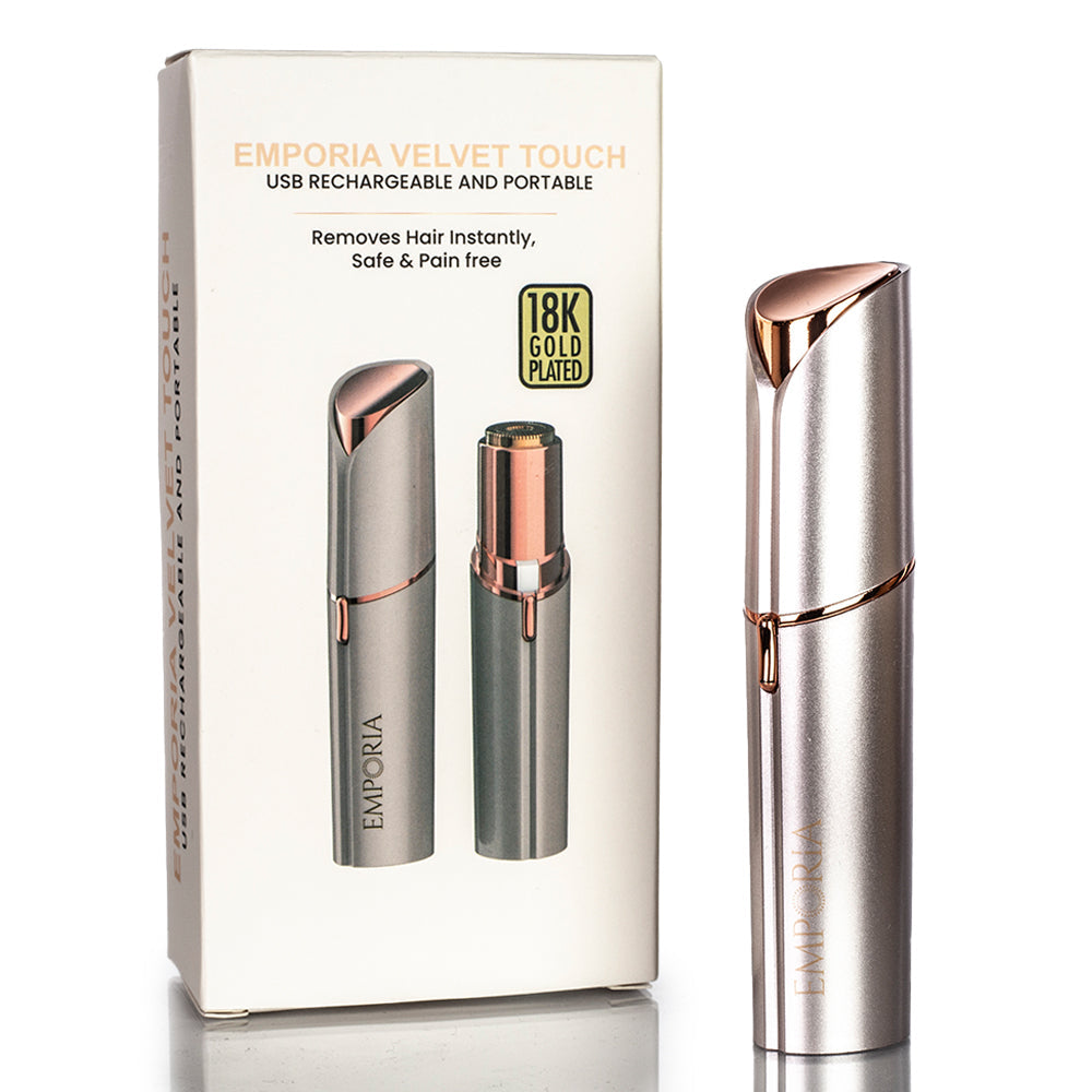 Emporia Velvet Touch Podręczny depilator do twarzy i ciała 14 