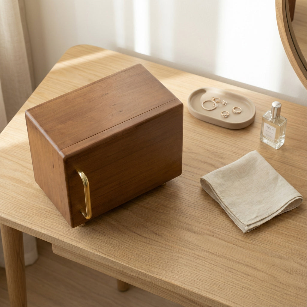 Mini komoda z organizerem na biżuterię Emporia z wieloma szufladami