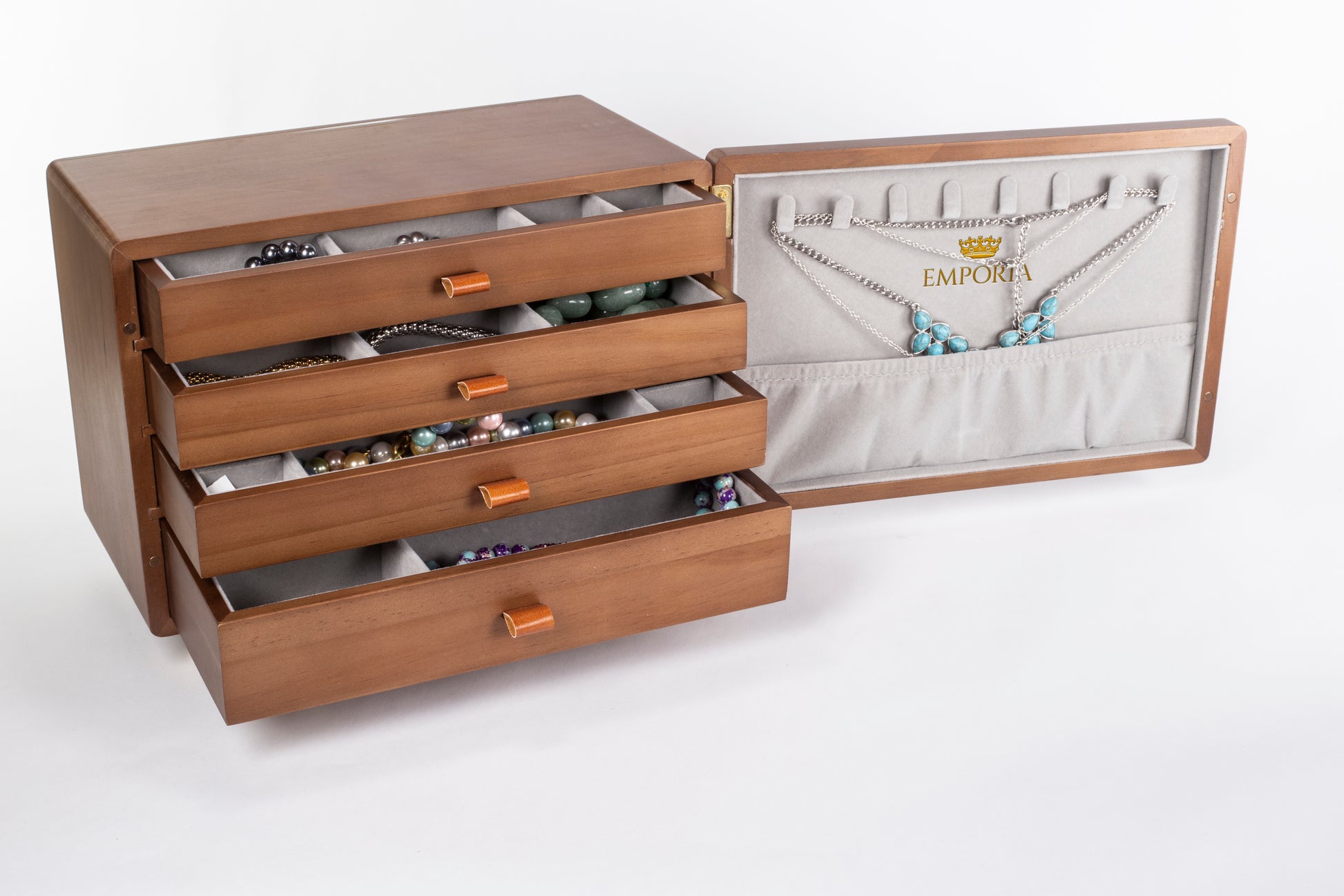 Mini komoda z organizerem na biżuterię Emporia z wieloma szufladami 9 