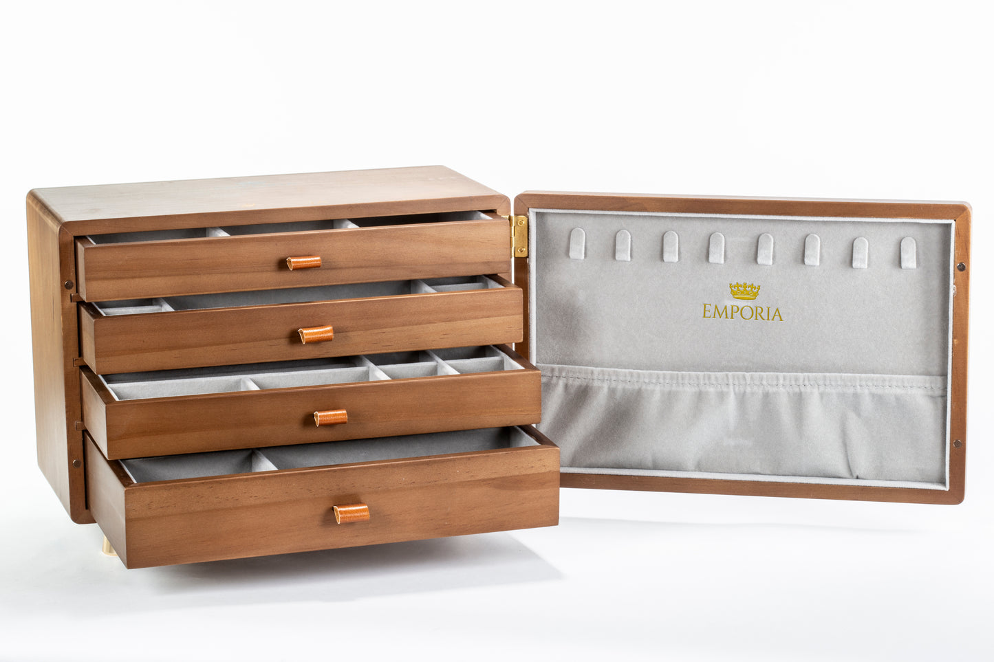 Mini komoda z organizerem na biżuterię Emporia z wieloma szufladami
