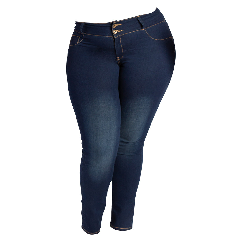 MyFit Jeans Leggings – Legginsy z efektem jeansu, które pasują do każdego typu sylwetki (EU size: 44-50)