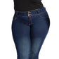 MyFit Jeans Leggings – Legginsy z efektem jeansu, które pasują do każdego typu sylwetki (EU size: 44-50)