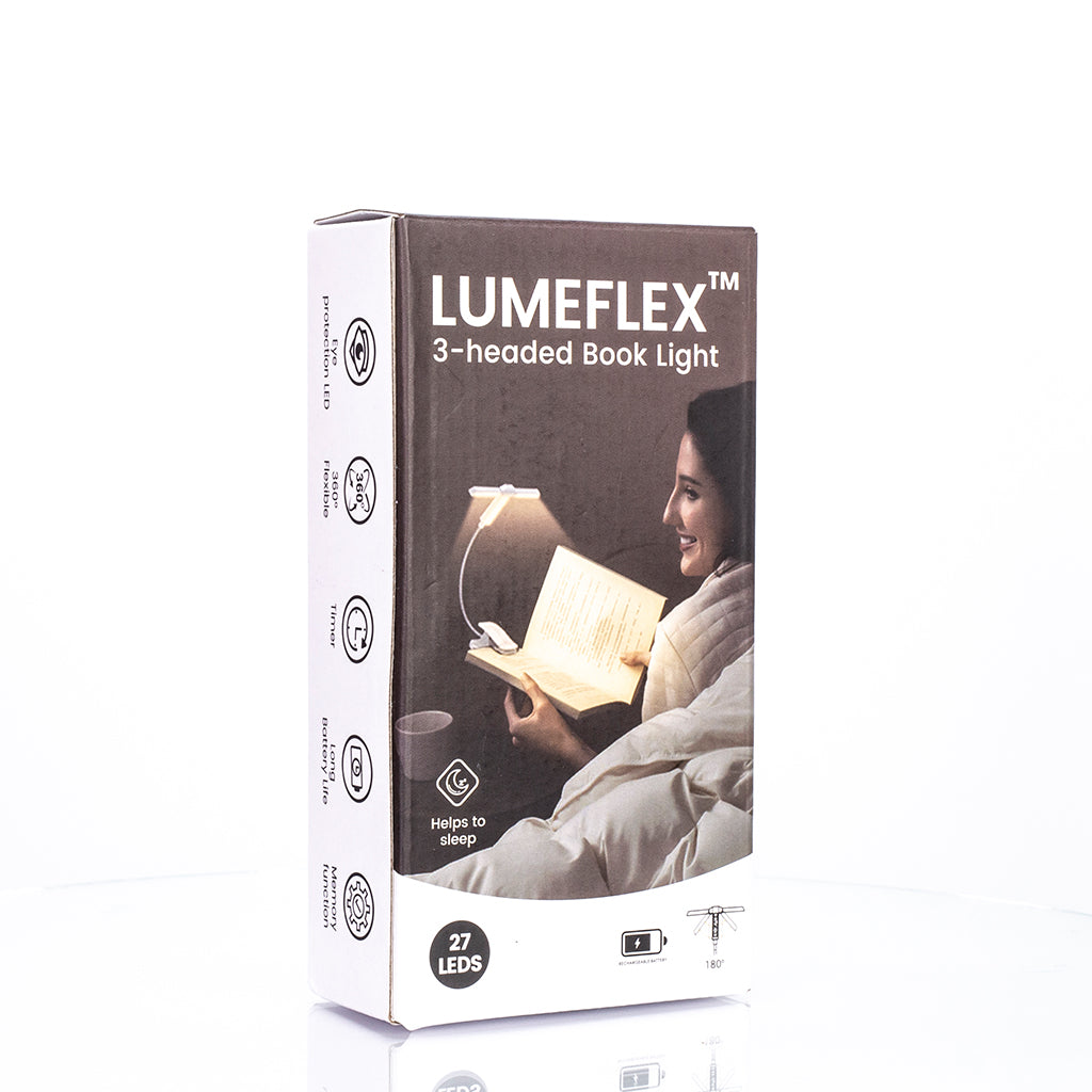 LumeFlex 3-głowicowa lampka do czytania