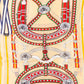 Szal Luksusowy łańcuch, 85 x 180 cm, kremowy, 100% jedwab wegański