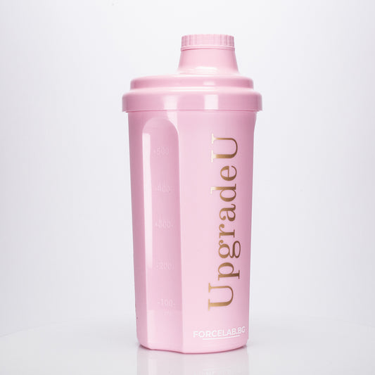 Shaker UpgradeU, różowy, 500 ml