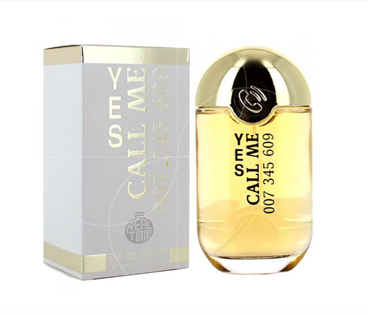 100ml Real Time Yes Call Me, woda perfumowana o kwiatowo-owocowym zapachu ze słodkimi i orientalnymi nutami