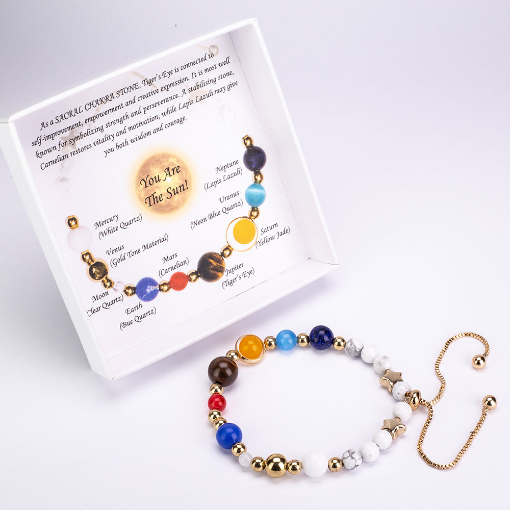 Bransoletka pozłacana z karneolem i tygrysim okiem 3 