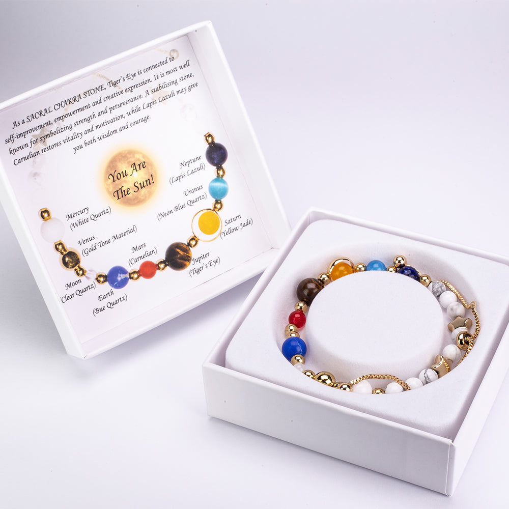 Bransoletka pozłacana z karneolem i tygrysim okiem 4 