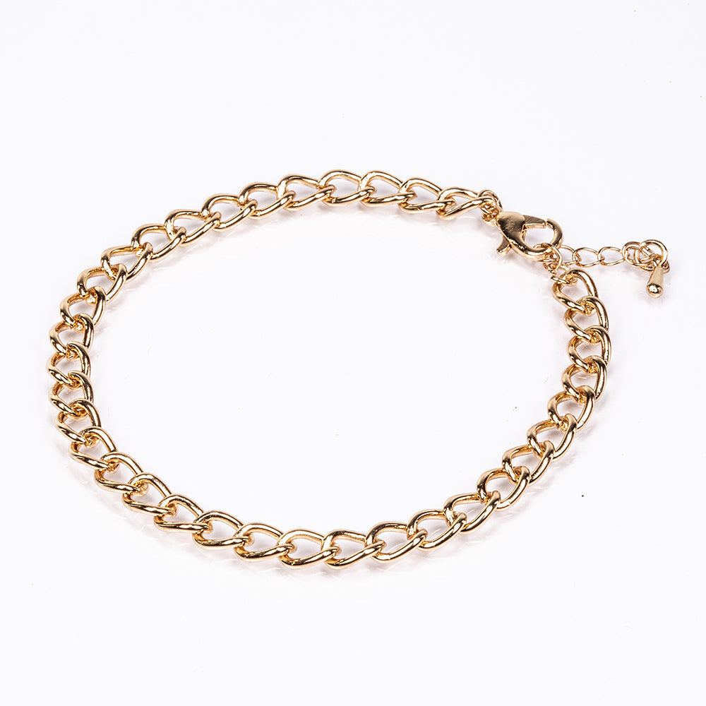 Zestaw pozłacane z białym kryształem emporia® ( Naszyjnik+Kolczyki+Bransoletka )