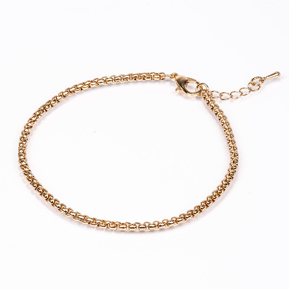 Zestaw pozłacane z białym kryształem emporia® ( Naszyjnik+Kolczyki+Bransoletka )