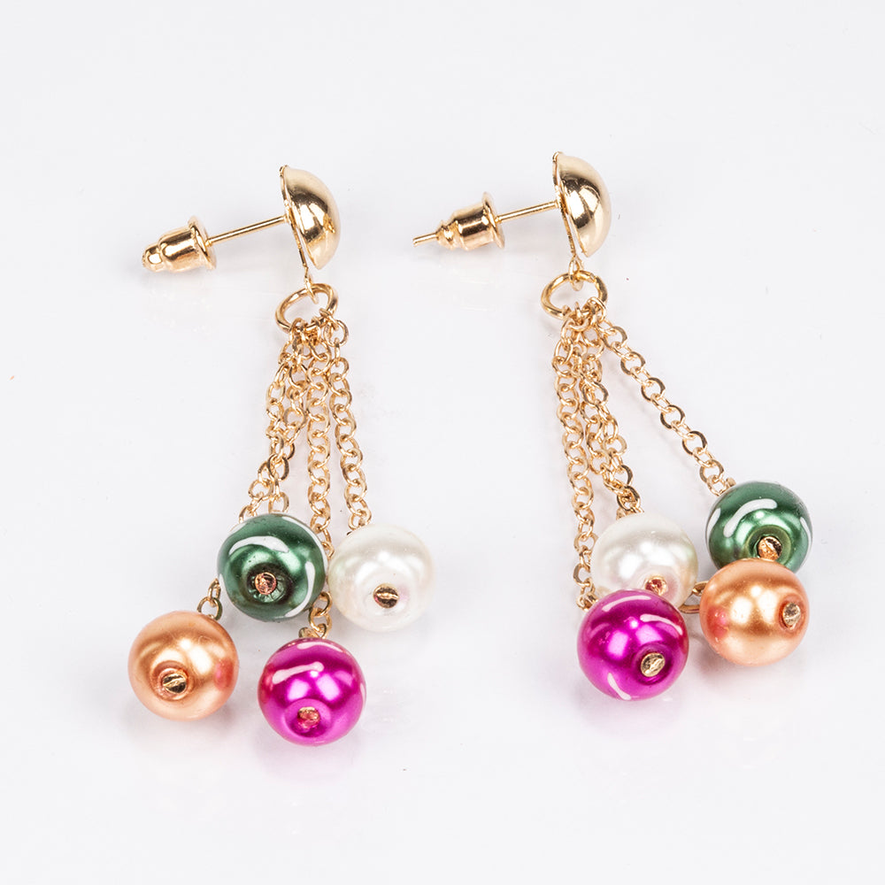 Zestaw pozłacane ( Naszyjnik+Kolczyki+Bransoletka )