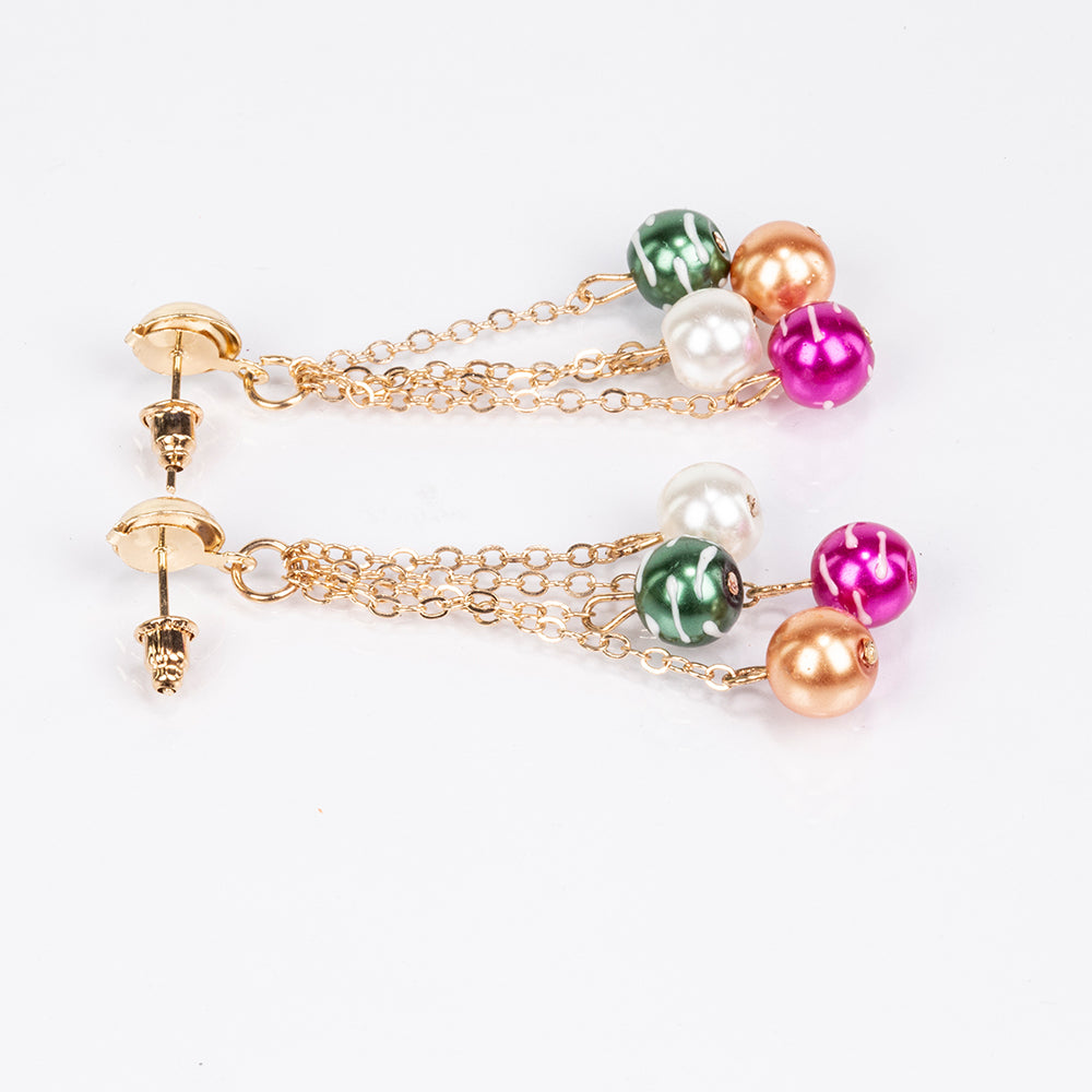 Zestaw pozłacane ( Naszyjnik+Kolczyki+Bransoletka )