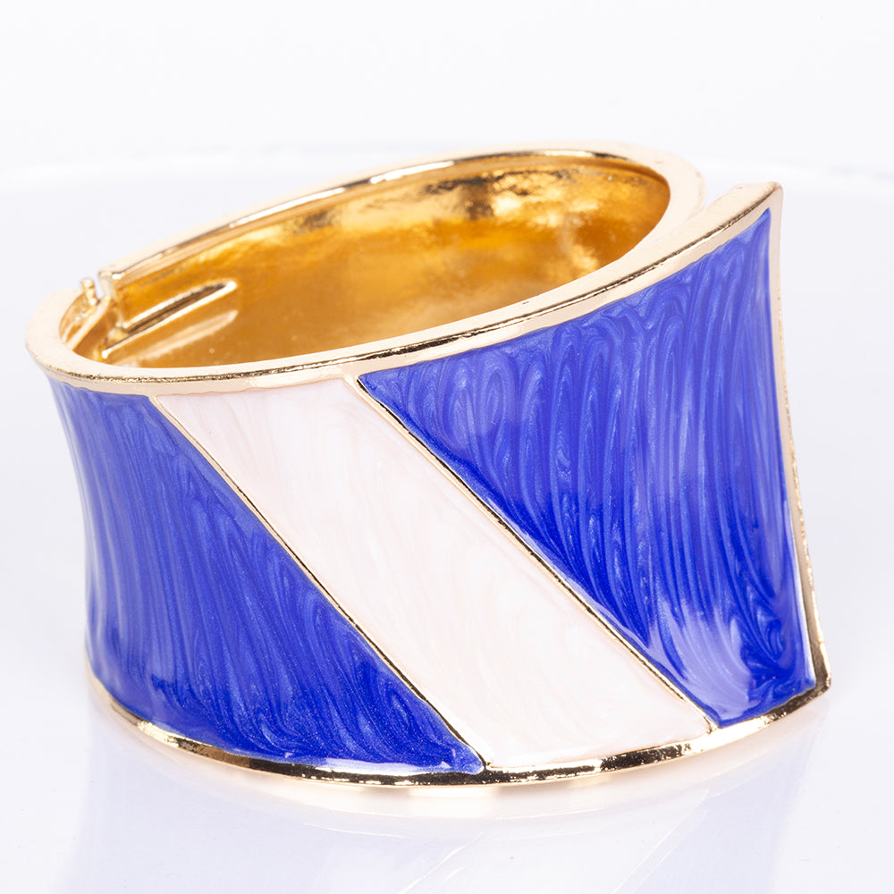Bransoletka pozłacana emaliowany 4 