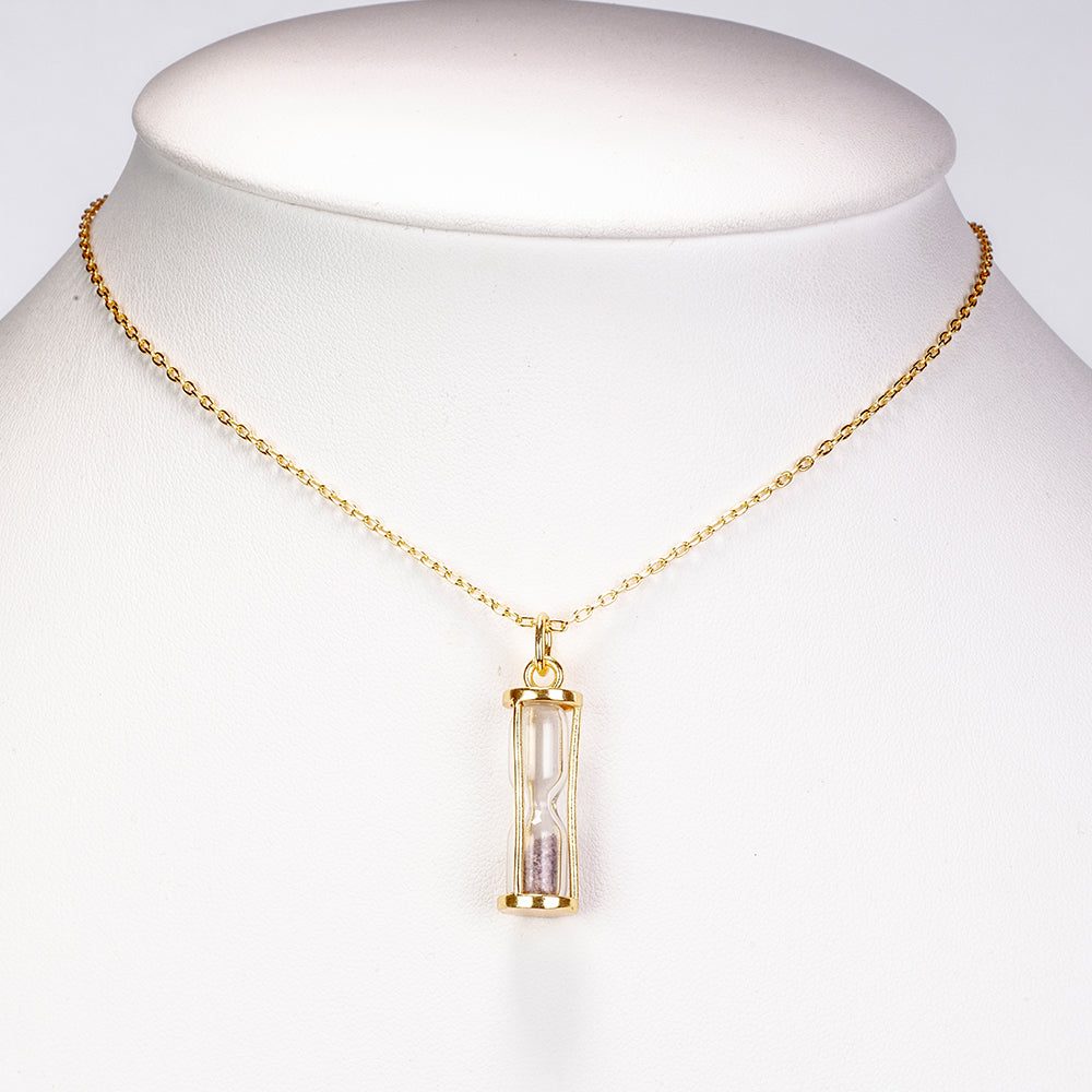 Naszyjnik pozłacany z tajskim rubinem