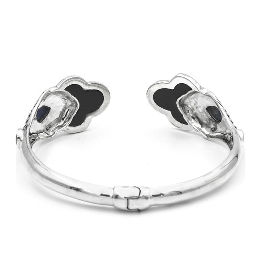 Bransoletka ze srebra próba 925 z muszlą Abalone i lapisem lazuli