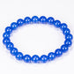 Set of Bracelet with Dyed Amethyst Jade, Green Jade, Light Blue Jade, Dark Blue Jade and Red Jade ATWG: 88.55 cts, AVG: 88.56 grms