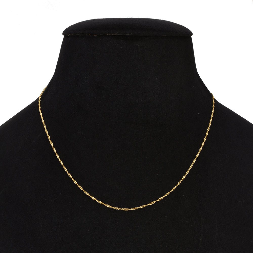 Łańcuszek srebrny pozłacany 5 