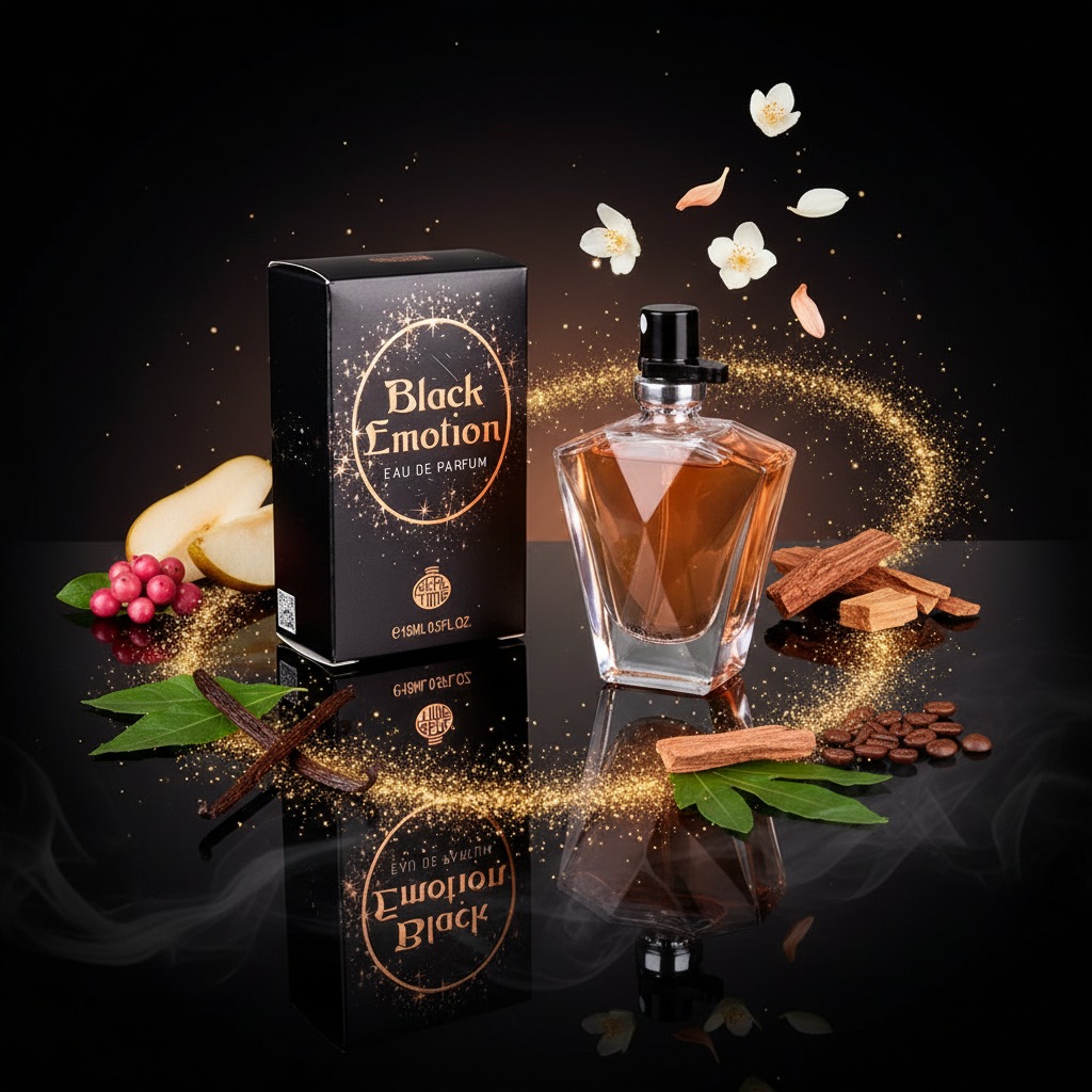 15 ml EDP "BLACK EMOTION" - orientalno-waniliowy zapach