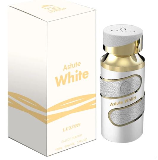 100 ml Eau de Perfume Oriental ASTUTE WHITE (TOP: RASPBERRY, LEMON, NEROLI; MIDDLE: ROSE, JASMINE; BASE: VANILLA, MUSK, AMBERWOOD) 3 