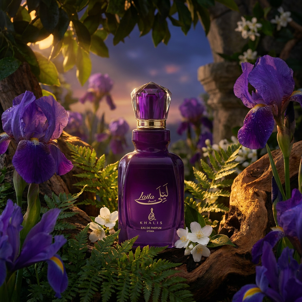 100 ml Eau de Perfume Oriental LAILA (TOP: GREEN NOTES, FRUITY NOTES, JASMINE; MIDDLE: CEDARWOOD, PATCHOULI, CASHMERE, COUMARIN; BASE: WHITE MUSK, AMBER NOTES, TOBACCO, MUSKY NOTES, VANILLA) 4 