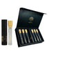6 x 10 ml Set of Eau de Perfume Oriental BLACK NICHE DISCOVERY COLLECTION (TOP:BERGAMOT, GRAPEFRUIT, PASSION FRUIT, PLUM, COCONUT, PINK PEPPER, ALDEHYDES ; MIDDLE:ROSE, ORANGE BLOSSOM, LAVENDER, SPICES, OUD, TOBACCO; BASE:VANILLA, TONKA BEAN, MUSK, AMBER,