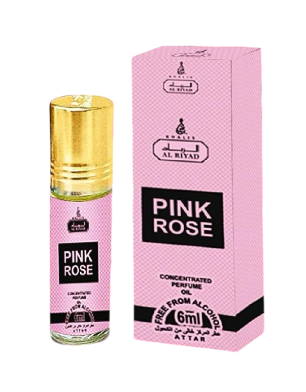 PINK ROSE 6 ml perfume oil (TOP: CASSIS, PINAPPLE, PINK PEPPER; MIDDLE: ROSE, JASMINE, MUGUET; BASE: PATCHOULI, INNCENSE, VANILLA, MUSK) 1 