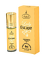 LADY ESCAPE 6 ml perfume oil (TOP: SWEET, MELONY, FRUITY, EXOTIC, FLORAL, BERGAMOT; MIDDLE: BALSAMIC, OZONE, GREEN, HERBACEOUS, MUGUET, JASMINE, METALLIC, ROSACEOUS, FEMININE; BASE: POWEDERY, SANDAL, WODDY, AMBRETTE, MUSKY)